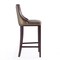 Manhattan Comfort Fifth Avenue Bar Stool in Bronze and Walnut, PK2 2-BS007-BZ - alternate 5
